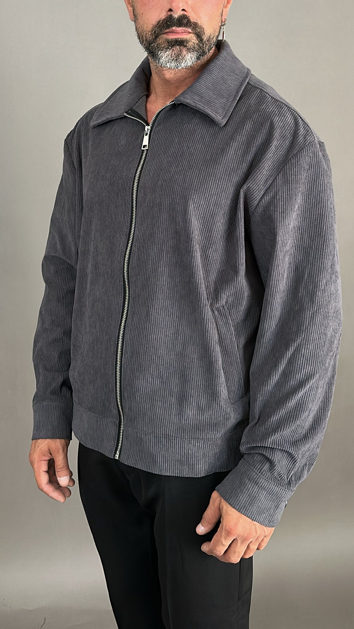 JACKET VELLUTO A COSTINE
