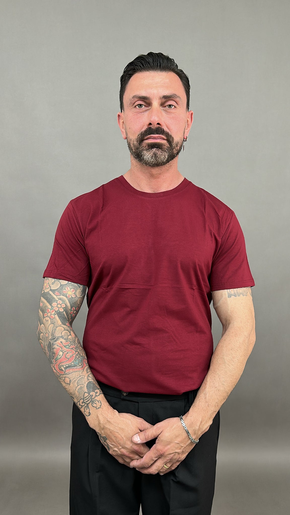 T-SHIRT SOTTO ABITO SLIM