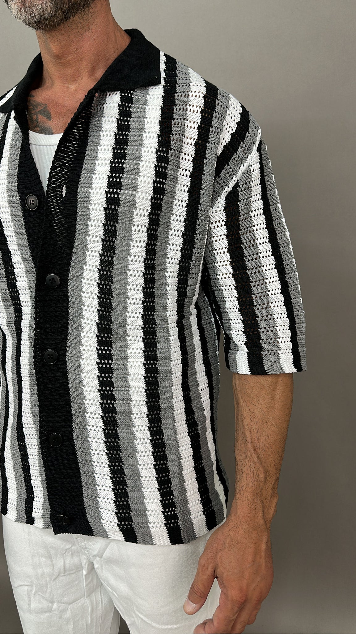 CARDIGAN DOPPIATO RIGLES