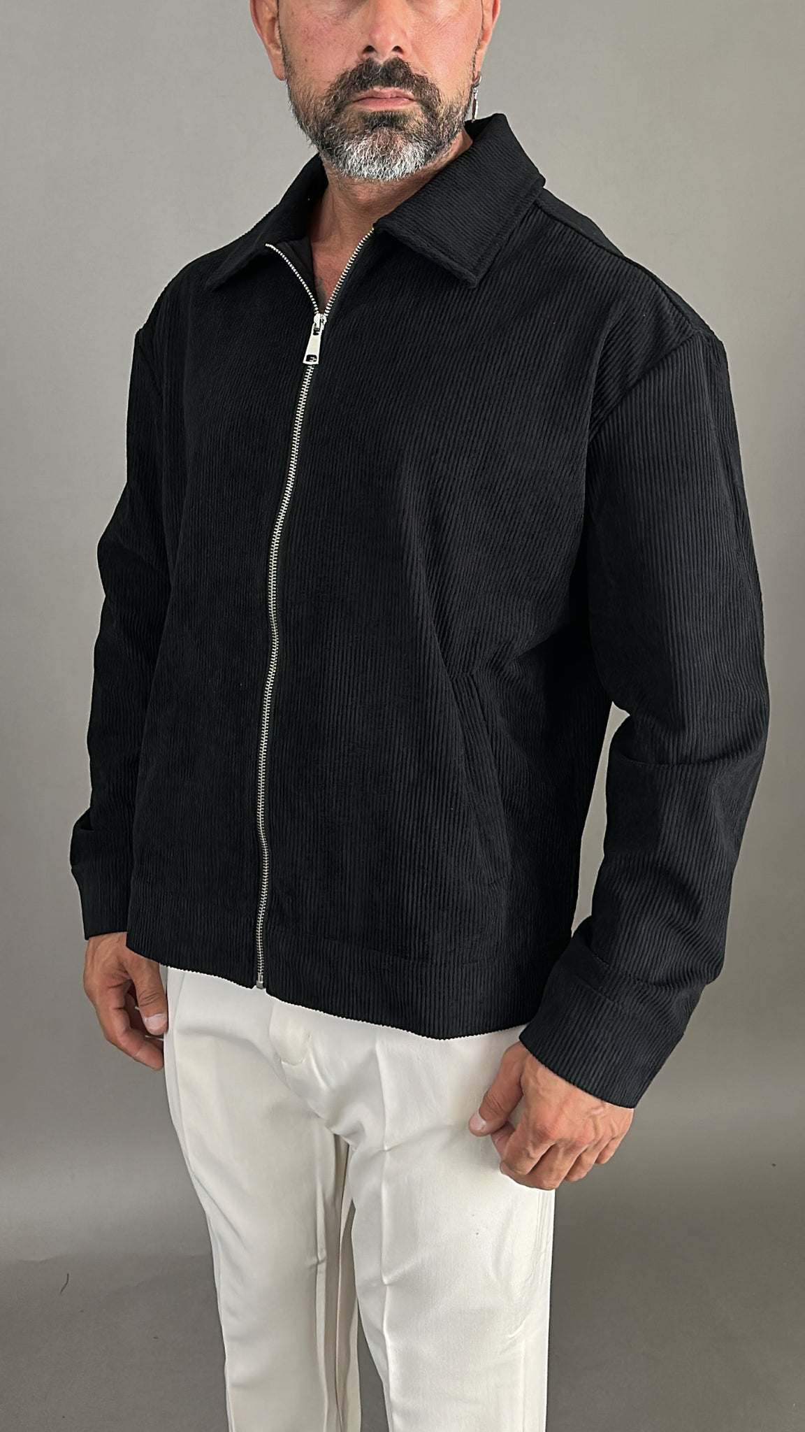 JACKET VELLUTO A COSTINE