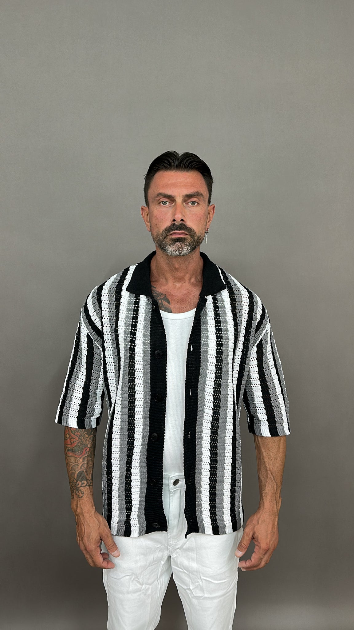 CARDIGAN DOPPIATO RIGLES