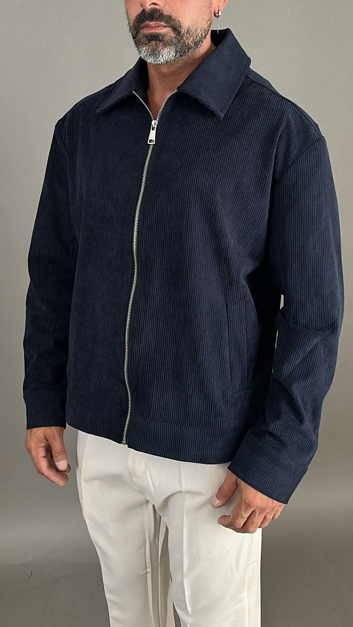 JACKET VELLUTO A COSTINE