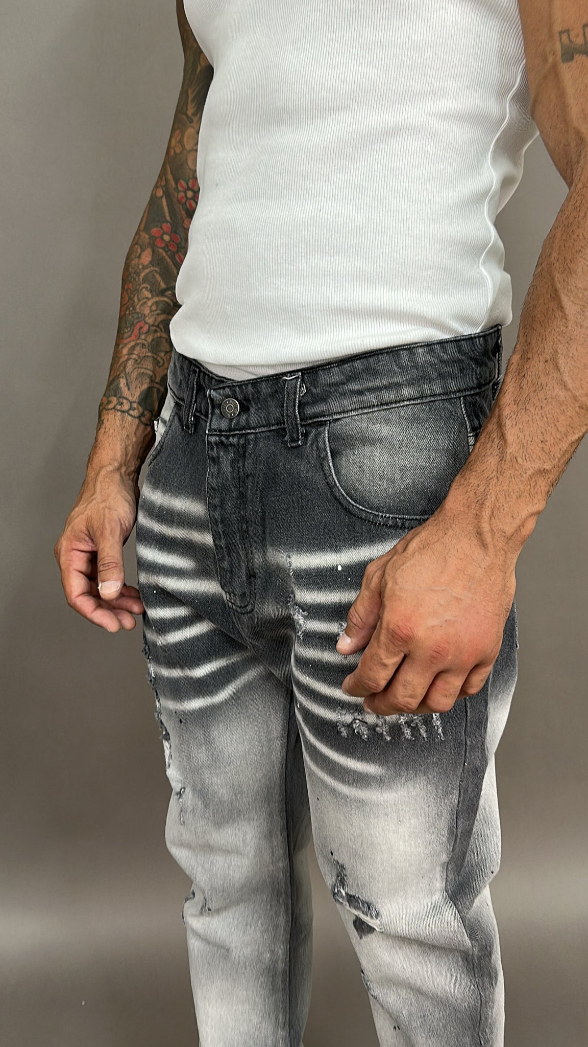DENIM MOD.DSQ GRAY SPRAY