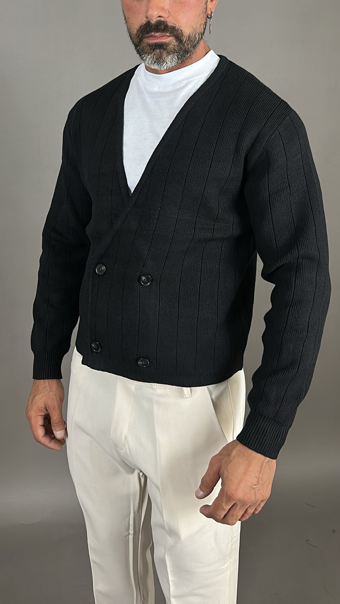 CARDIGAN DOPPIO PETTO