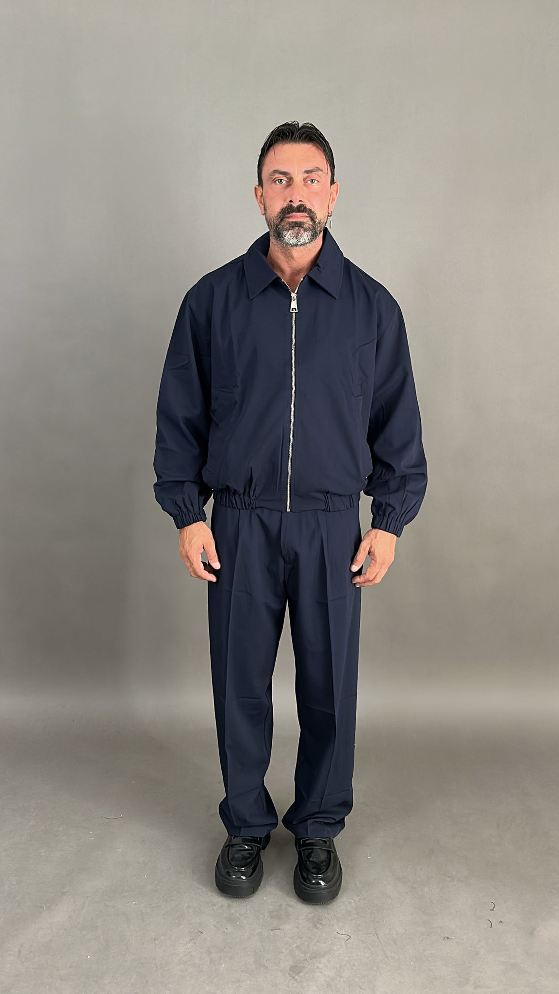 COORDINATO CROP ZIP