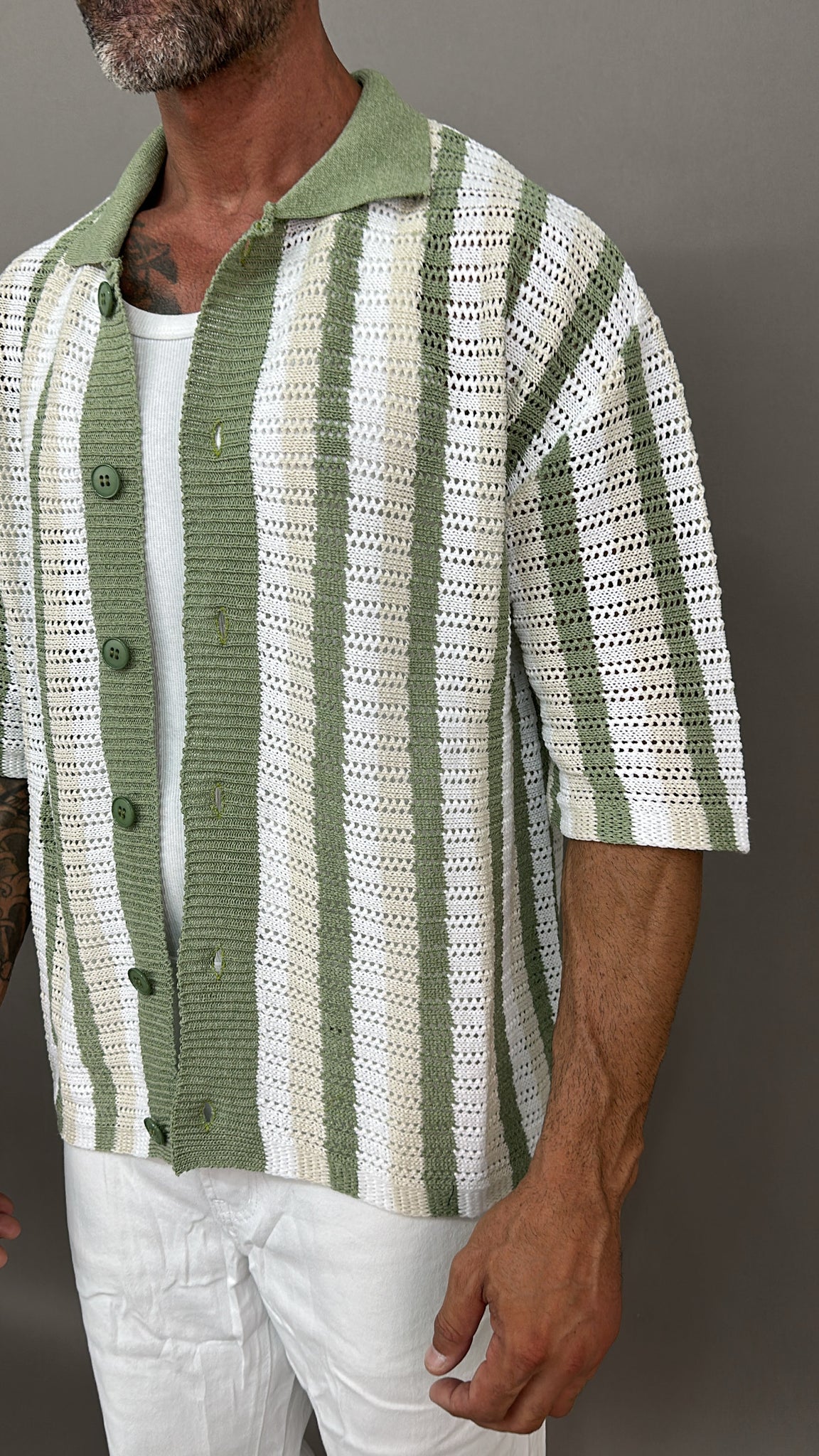CARDIGAN DOPPIATO RIGLES