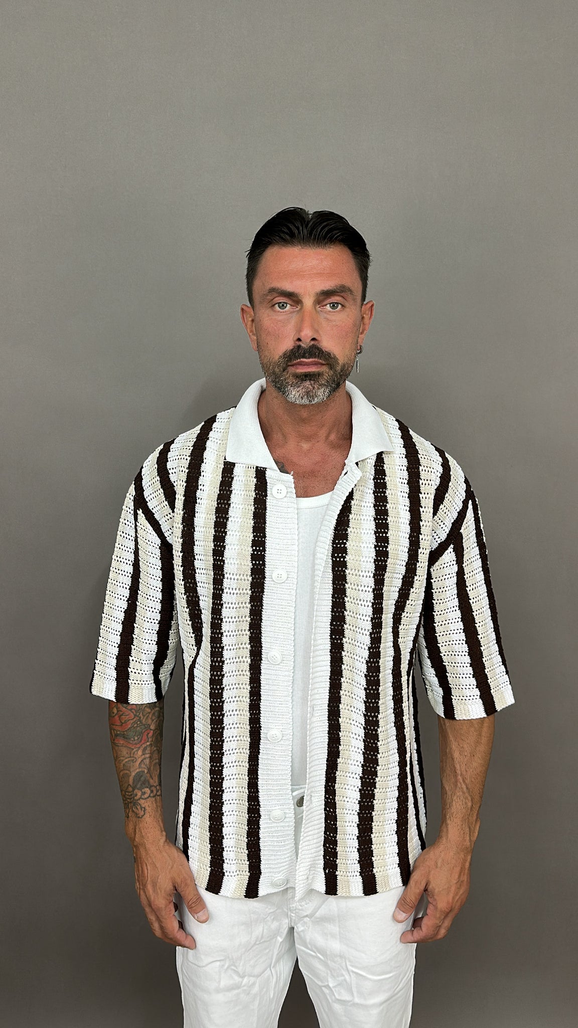 CARDIGAN DOPPIATO RIGLES