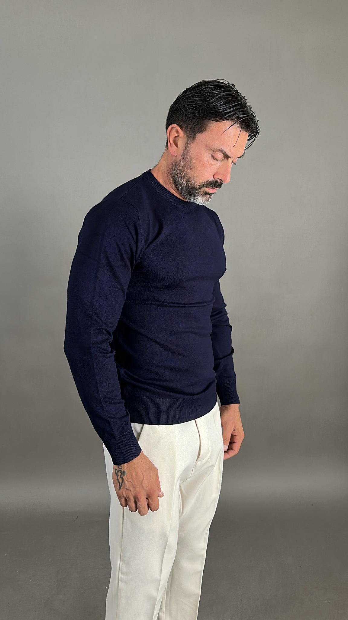 MAGLIA FILO GIROCOLLO