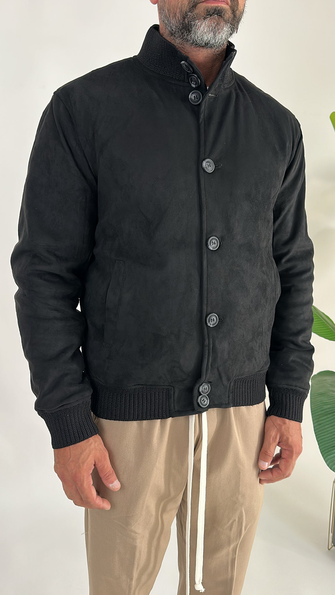 JACKET CAMOSCIO