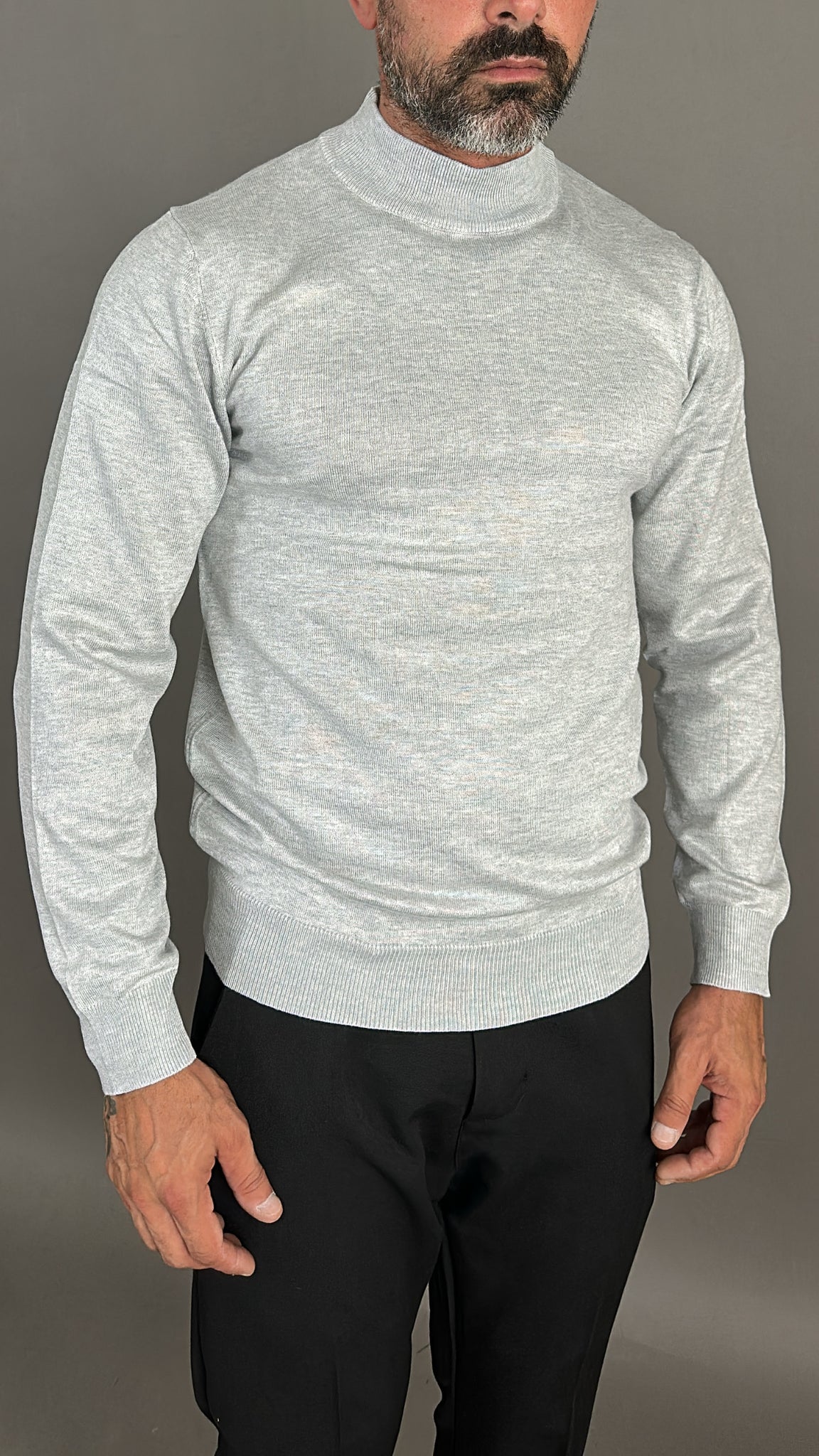 MAGLIA FILO MEZZO COLLO