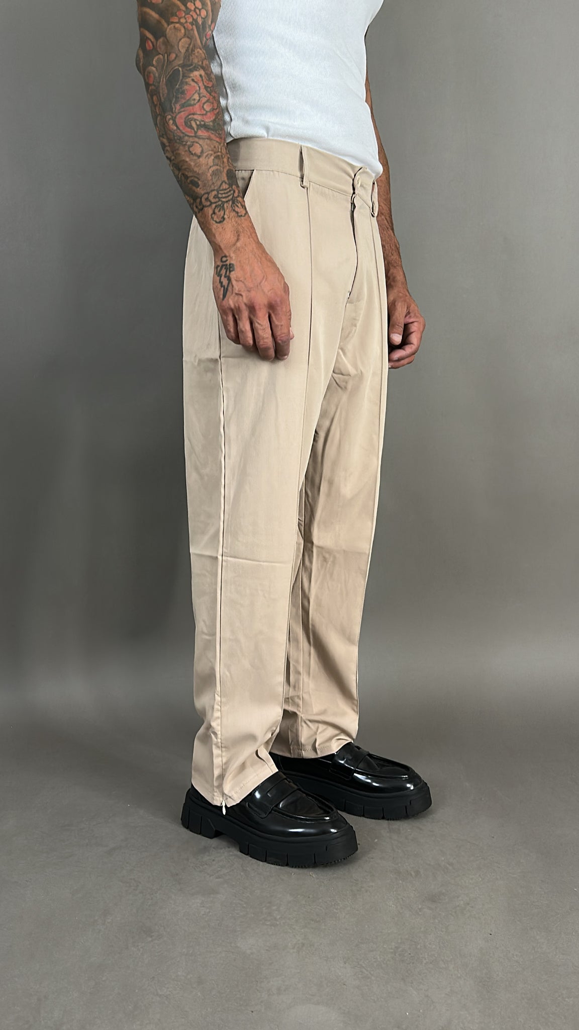 PANTALONE TESSUTO ZIP FINALE