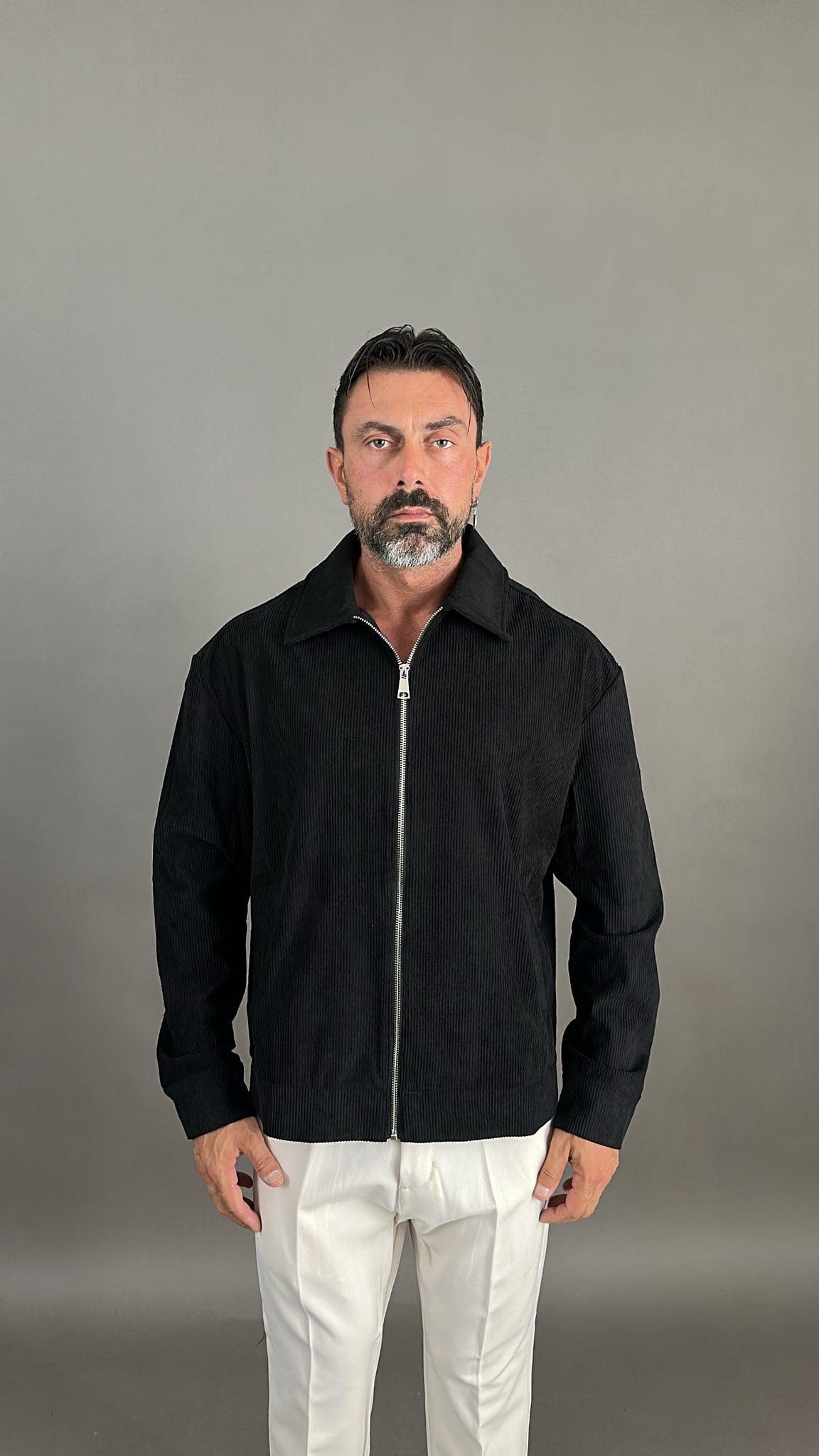JACKET VELLUTO A COSTINE