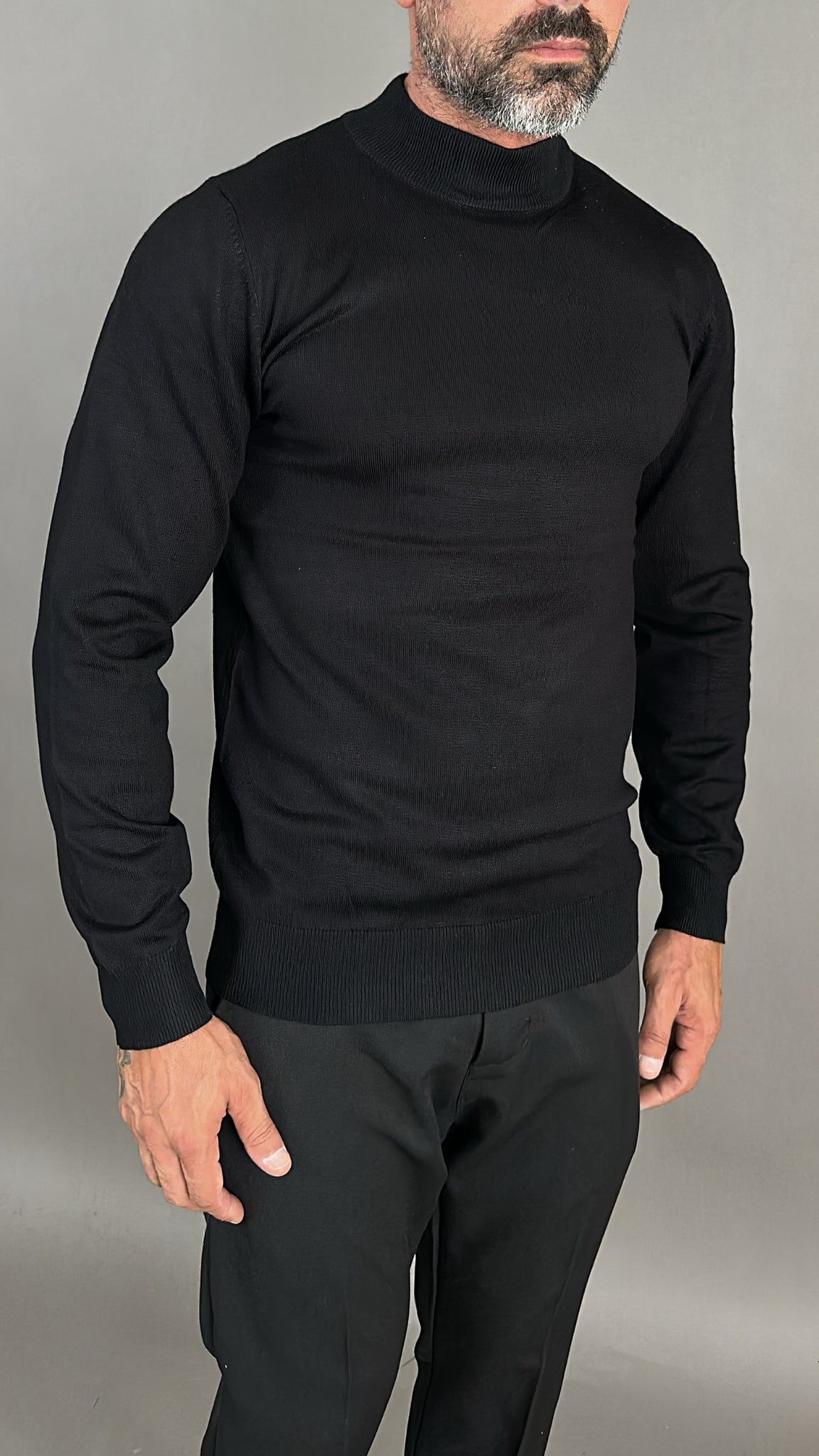 MAGLIA FILO MEZZO COLLO