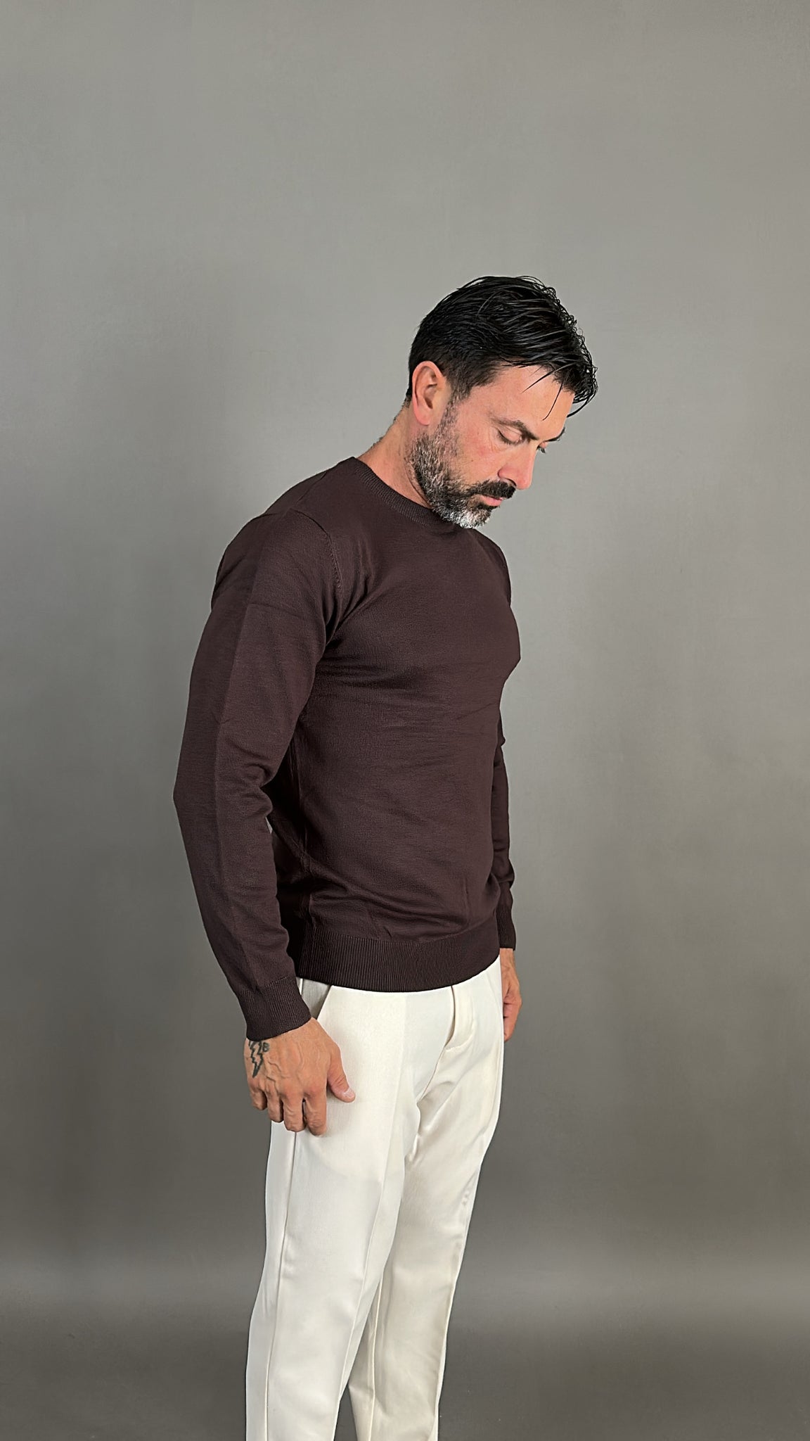 MAGLIA FILO GIROCOLLO