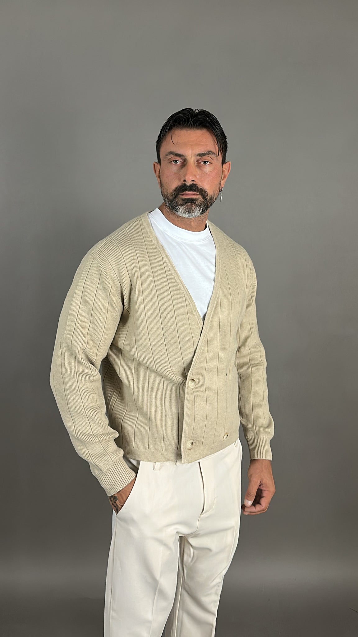CARDIGAN DOPPIO PETTO