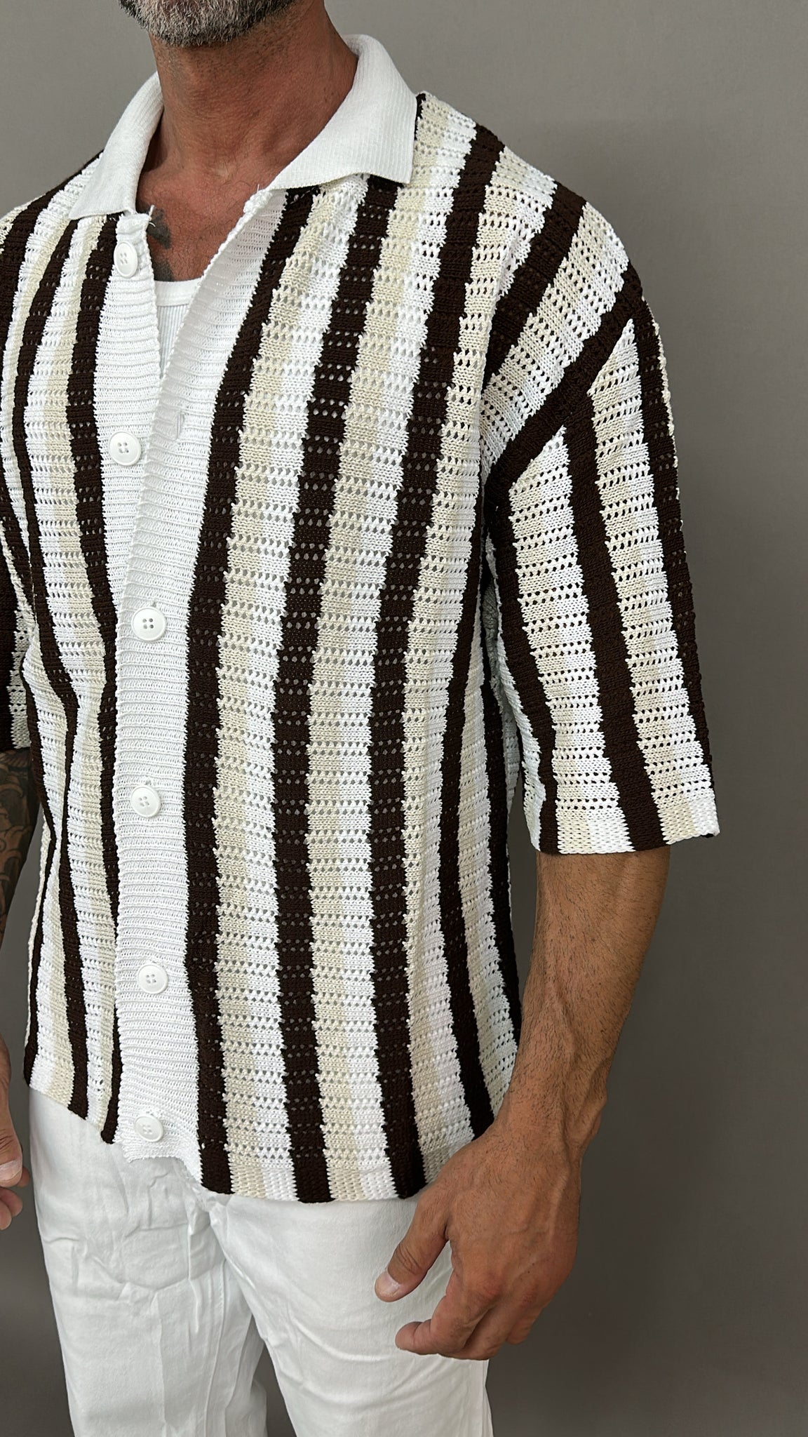 CARDIGAN DOPPIATO RIGLES