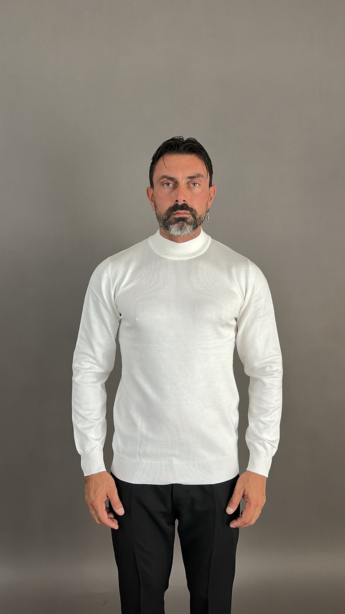 MAGLIA FILO MEZZO COLLO