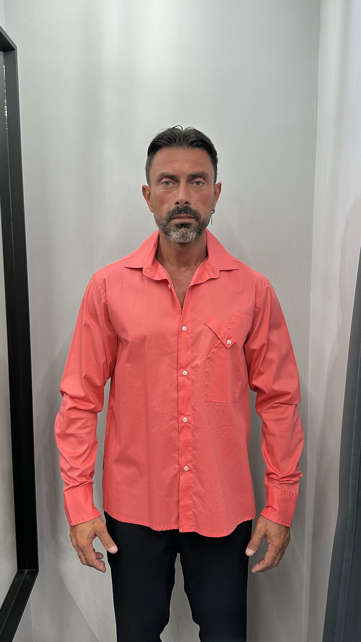 CAMICIA TASCHINO INTRECCIO