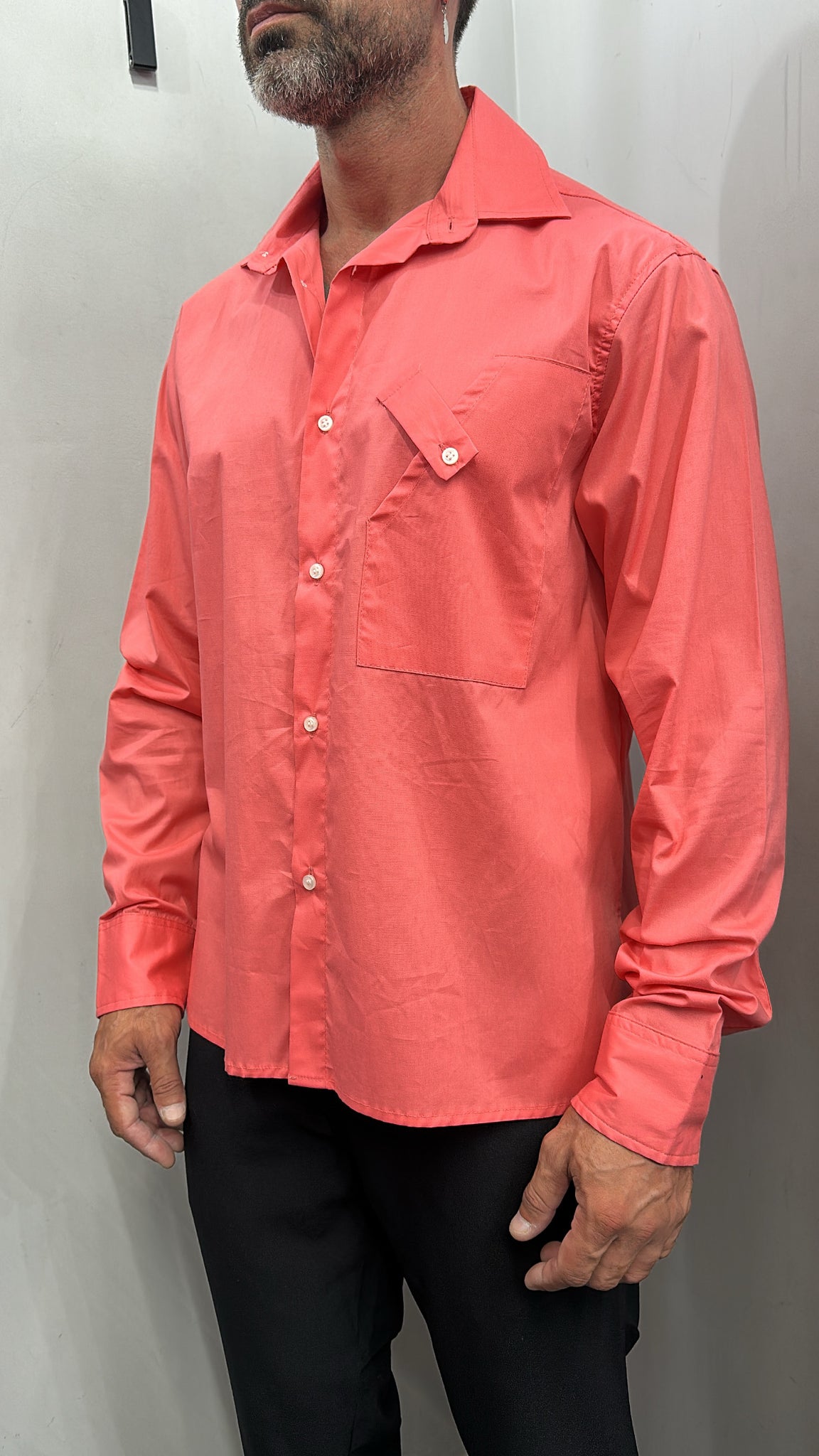 CAMICIA TASCHINO INTRECCIO