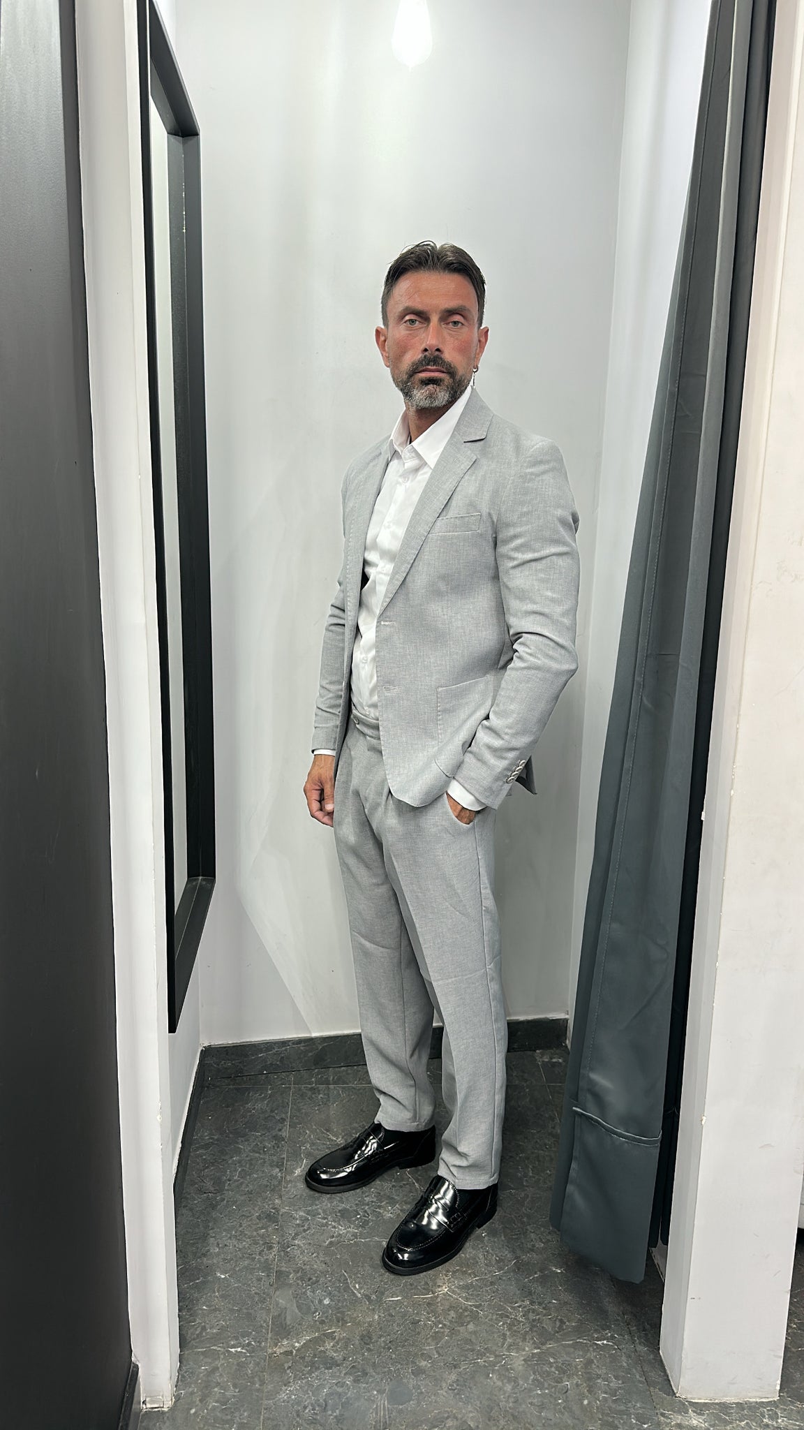 ABITO MONOPETTO GRIGIO